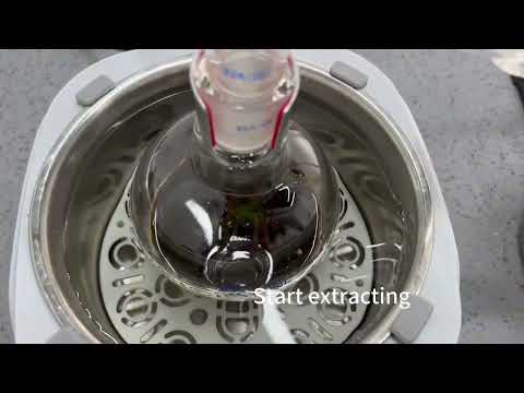 Extraction experiment demonstration: High-tech granules can be recycled&reused for several times.