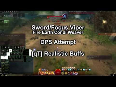 [GW2] Sw/F Fire Earth Condi Weaver - DPS Attempt (post 11/07/2017 patch)