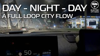 Kyiv in a Day and Night — Full City Timelapse Drive (Relaxing POV, 4K)