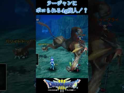 ラージャンにボコられる4g廃人【ドラクエⅢ】