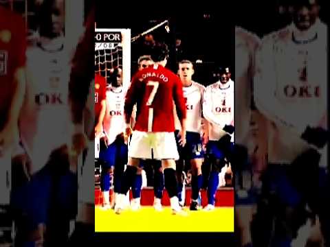 😳 The unstoppable Ronaldo free kick vs Porto 2008 UCL #cristianoronaldo #ronaldo #edit