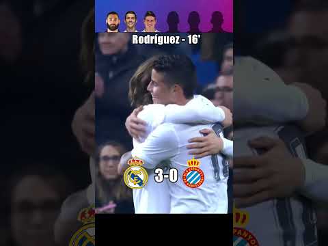 Real Madrid 6 vs 0 Espanyol La Liga 2015-16