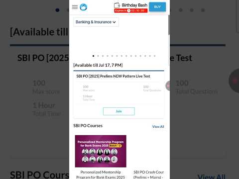 Sbi po live  mock test  on oliveboard  16july🫡😎🤓 #livemock #sbipo #ibpspo #ibpspomainsquant
