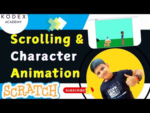 How to Make a Scrolling Background with Moving Sprite in Scratch | Step-by-Step Tutorial by Omaansh