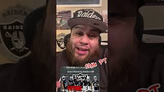 #raidernation Catch my Saturday morning show Good Morning Raiders ☕️ at 10am PT W/Guest: @QxGoat