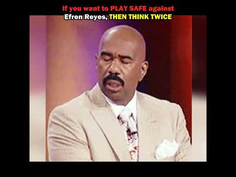 Don't PLAY SAFE Against Efren Reyes, think twice before you do.