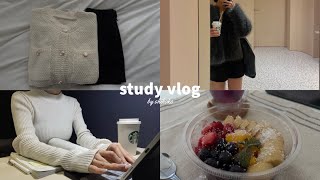 【Eng】study vlog｜5:30起き女子大学生の日常🧺｜2025年目標設定と達成のための管理法📔｜スキマ時間を有効活用する生活💭｜おすすめのアサイーボウル｜ピラティス.ディナー