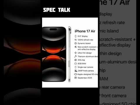 #iPhone17Air #AppleLeaks #TechShorts #iPhoneLeaks #iPhone2025 #MobileTech #SmartphoneLeaks