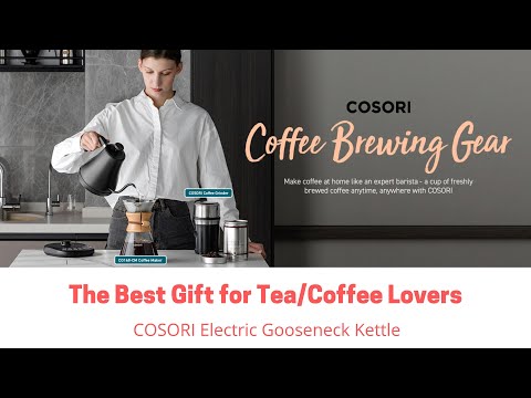 COSORI Electric Gooseneck Kettle with 5 Variable Presets Pour Over Kettle & Coffee Kettle