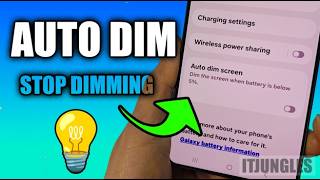 How to Enable/Disable Auto DIM Screen on Samsung S26