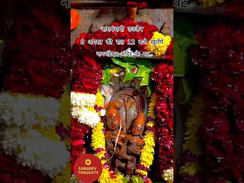 नाग पंचमी ujjain 8 अगस्त की रात 12 बजे खुलेंगे नागचंद्रेश्वर मन्दिर के पट #shorts #mahakal #mahadev