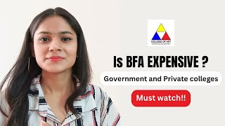 Full Fee Structure of BFA Degree: 💯Government vs. Private Colleges Explained!