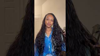 Easy protective style | crochet boho locs #naturalhair #locs #boholocs #protectivestyles