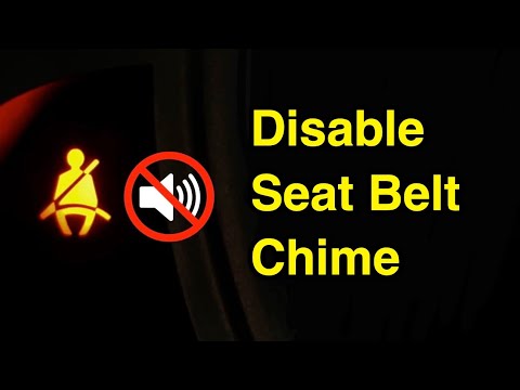 How to disable seat belt beeper chime alarm on Lexus & Toyota.