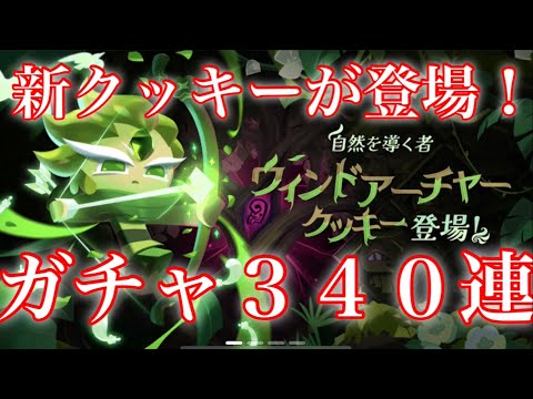 【クッキーランキングダム】新レジェンダリーのウィンドアーチャーが登場！早速ガチャ３４０連引いた結果まさかのレジェ…！？