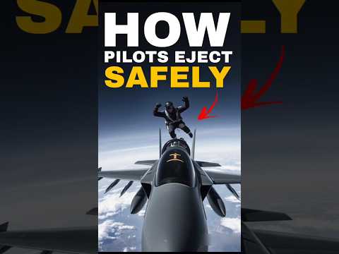 How Pilots Eject from a Jet Safely! #shorts #trending #facts