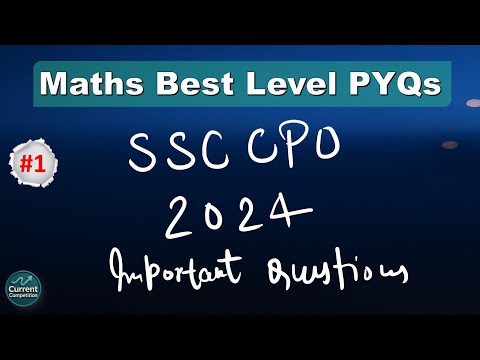 #1 | CPO 2024 BEST QUESTIONS  #ssc #cgl