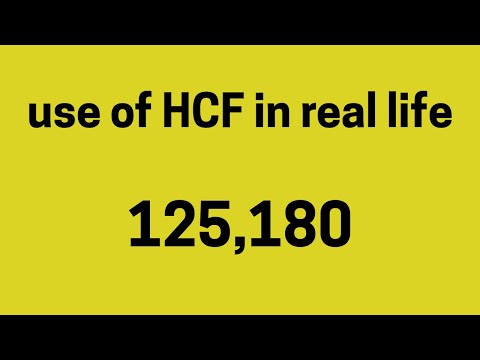 HCF of 125 and 180| word problem|maths climber