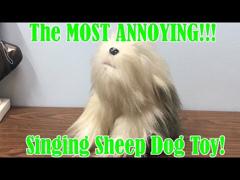 The MOST ANNOYING Singing Sheep Dog Toy Ever!!!