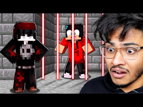 I GOT TRAPPED IN PRISON | MINECRAFT DARKWORLD PART 2