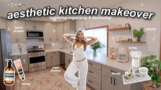 KITCHEN MAKEOVER & TOUR ☆ putting together, organizing & decorating my dream kitchen!