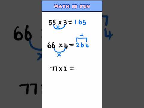 Amazing Multiplication Trick!!!!