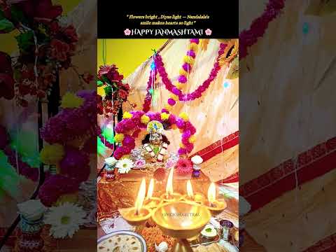 🌸✨ Krishna Janmashtami 2025 | Natkhat Nandalala | Divine Celebration of Lord Krishna 🪔💛