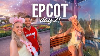 WALT DISNEY WORLD VLOG! ✨ DAY 2 | Epcot, Food & Wine Festival 2025,  Polite Pig, Disney Springs 🛍️✨