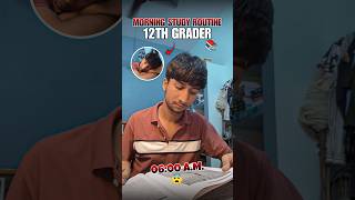 Morning study routine as a 12th Grader 📚🔥 | #shorts #class12 #studyvlog #trending #productivity