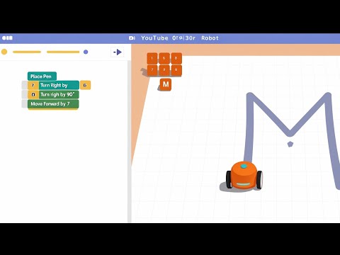 Draw Alphabets using coding | Fun programming for Kids | CodeRobo 🤖