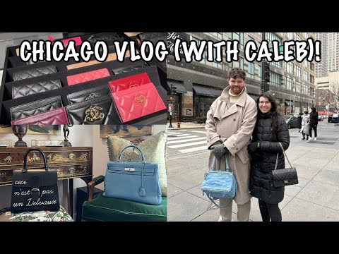 VLOGGING IN CHICAGO WITH @CalebSnell! Chanel, Coach, & The Shedd Aquarium 🐠🥰