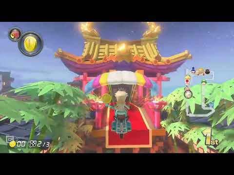 Mario Kart DLC Lucky Cat races
