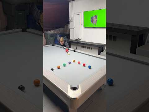 9ball/1pocket pool drill #8ballpool #9ball #billiards #pool #outdoors #satisfying #practice #drill