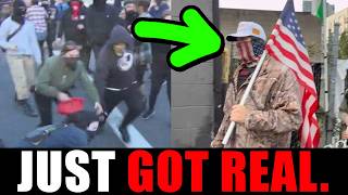 Patriots TAKE OVER Portland in counter to Antifa's street rule!!!!