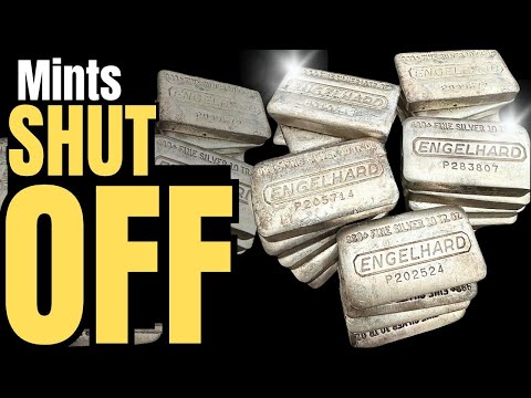 Mints SHUT OFF supply … no more silver for America