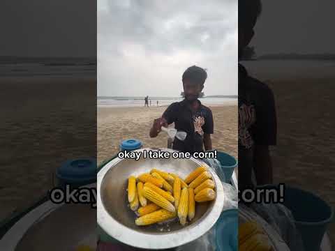 $1 sweet corn in Sri Lanka 🇱🇰 #vlog