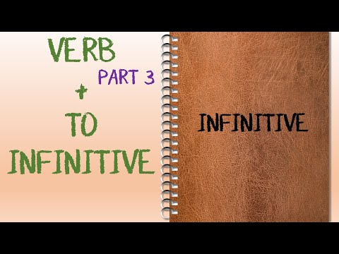Verb + To Infınitive Part 3 #51