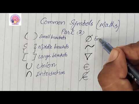 Maths Common symbols Part 2 / Basic maths all symbols #mathsymbols 