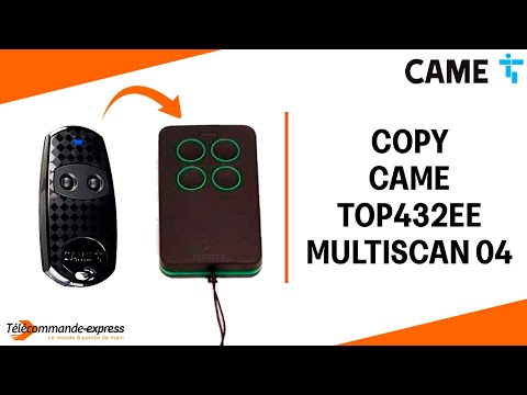 How to Copy a CAME TOP432EE Remote to a MULTI SCAN 04 Cloning Remote