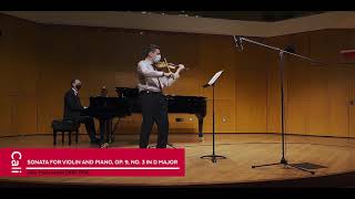 Leclair Violin Sonata Op. 9 No. 3 in D Major Movement 2