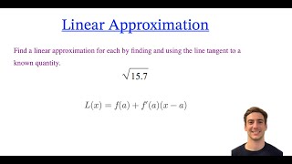 Math Calculus: Linear Approximation Square Root Function (Calculus Tricks)