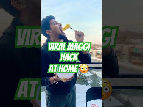 Maggi | 😳 | -13 C | Froze | trend #canada #duet #snow #maggi #freezemeup #frozen #parithabangal