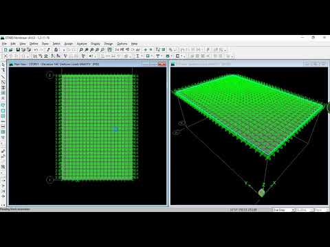 Two way slab analysis and frame analysis