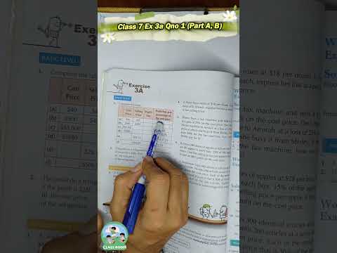 🗝️ Unlock the Treasure Chest of Q1! | Class 7 Exercise 3A Question 1(a,b) | Profit & Loss Secrets