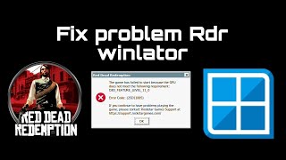 Fix problem Rdr winlator Emulator 