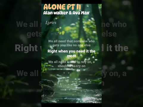 ALONE PT II #avamax #alanwalker #avamaxsong #avamaxstatus #lyricalstatus #musically