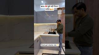 🍽️ "INSANE Modular Kitchen Design!😱✨ You Won't Believe This! colour white, and grey #noida #dehli