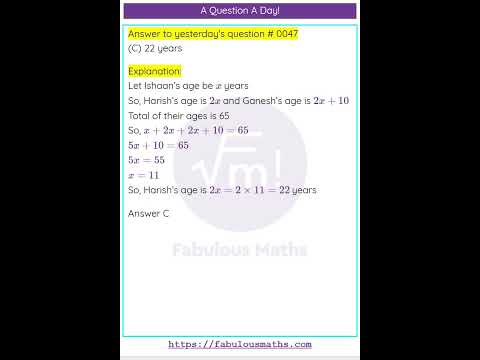 Daily Maths Challenge #48 - Number Systems and Integers #viralmaths #matholympiad  #mathchallenge