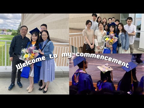 Graduation Vlog🎓 #91 | 我從水牛城大學畢業啦、收到超級多花束、典禮完去吃shake shack🍔  | 美國大學日常