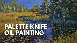 Painting Landscapes with a Palette Knife in Oil with Maria Iva